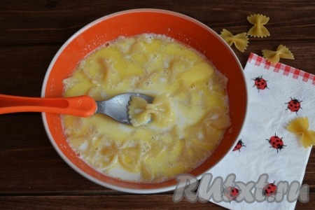 Рецепт молочного супа с макаронами