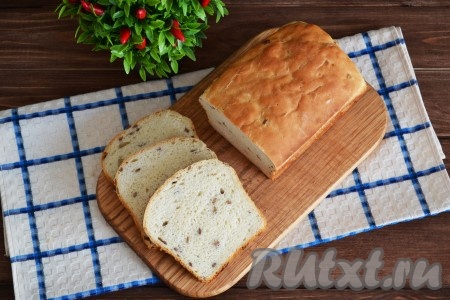 Рецепт белого хлеба в духовке