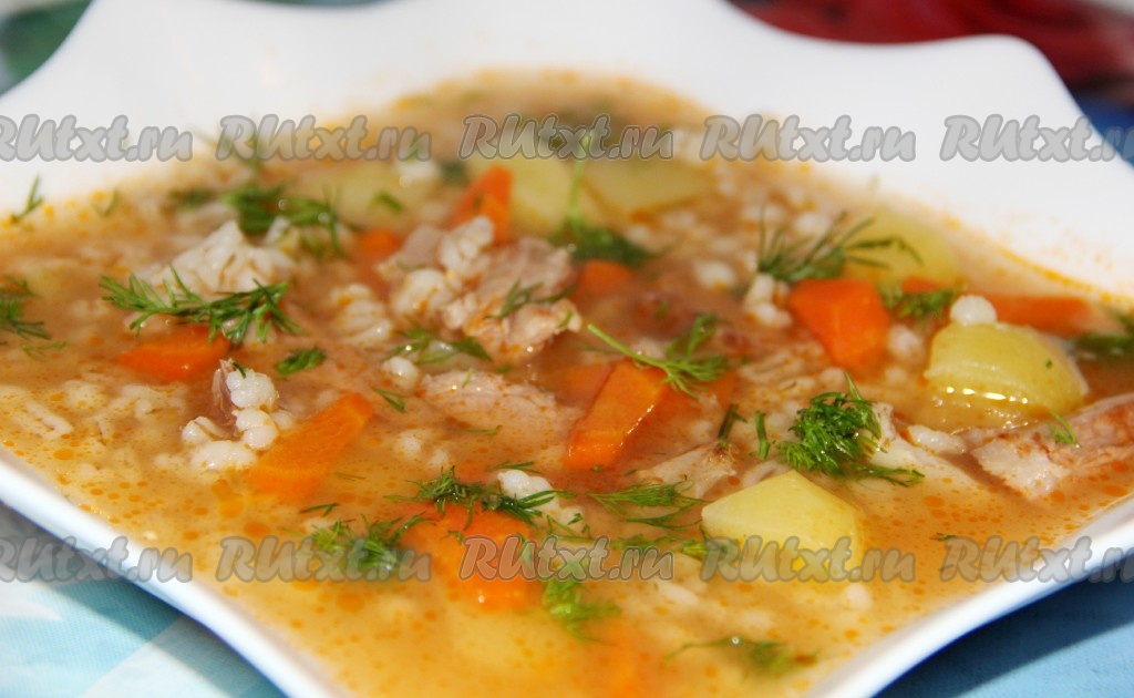 Рецепты супов с перловкой фото