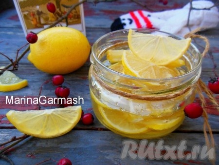 Рецепт лимона с сахаром в банке
