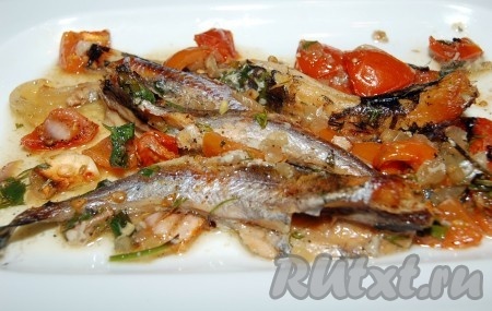 Рыба по-гречески в духовке