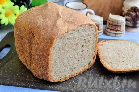 Хлеб на ржаной закваске в хлебопечке