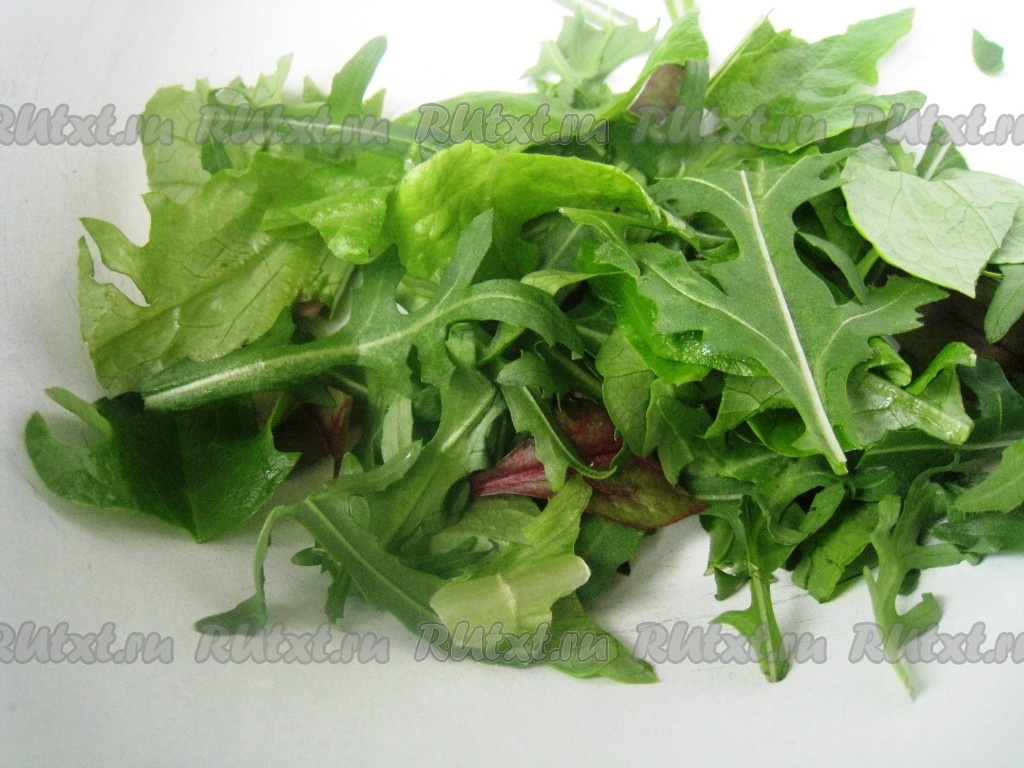 Блюда из салата листового