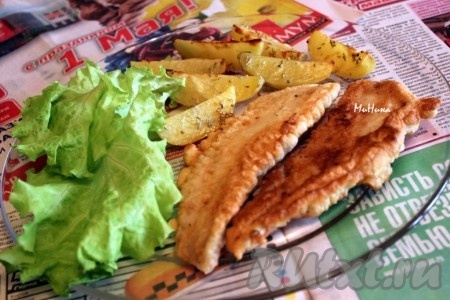Fish and Chips - рыба в кляре с картошкой