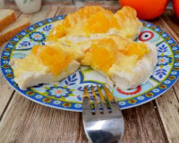 Куриное филе с апельсинами в духовке