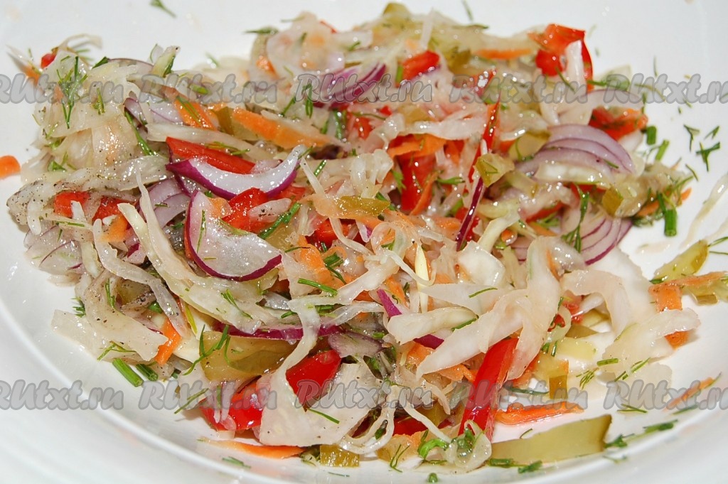 Зимний салат рецепт с фото