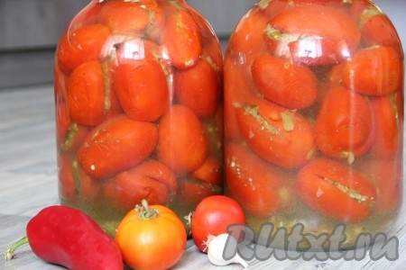 Фаршированные помидоры на зиму