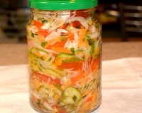 Рецепт овощного салата на зиму