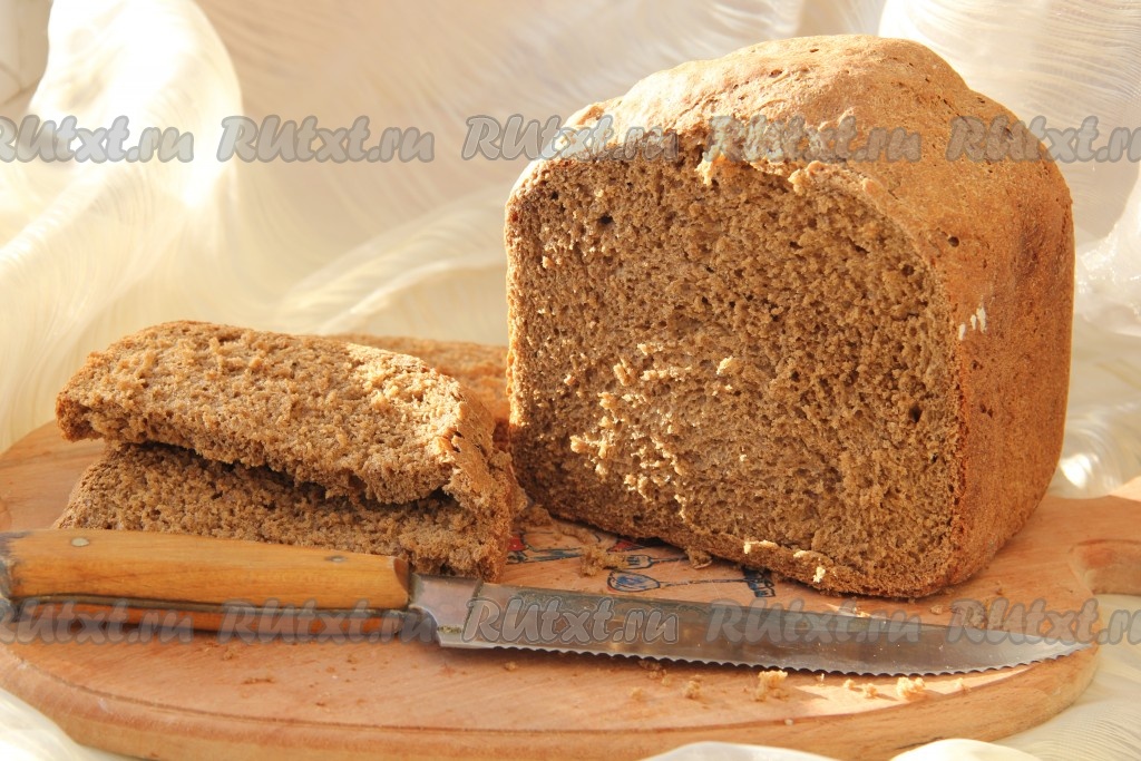 Пшенично-ржаной хлеб в хлебопечке - рецепт с фото