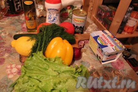 Ингредиенты для приготовления греческого салата