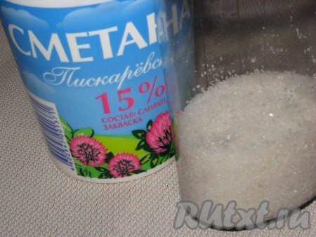 Ингредиенты для приготовления воздушного сметанного крема