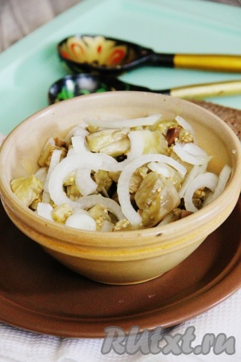 Закуска из баклажанов "Как грибы" быстрого приготовления