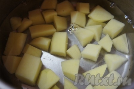 Варим картофель для супа до полуготовности