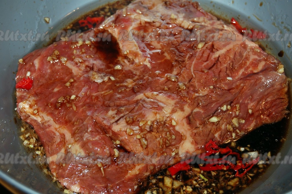Рецепт маринования мяса для запекания