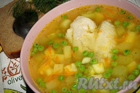 Рецепт куриного супа с кабачками