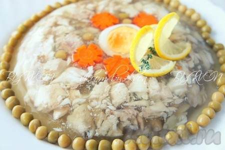 Рецепт заливного из рыбы с желатином
