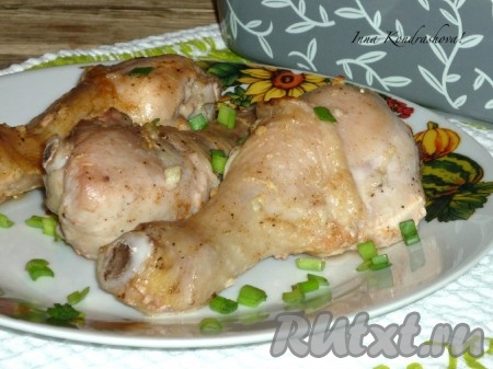 Курица в кефирном маринаде в духовке