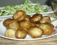 Рецепт молодого картофеля в духовке