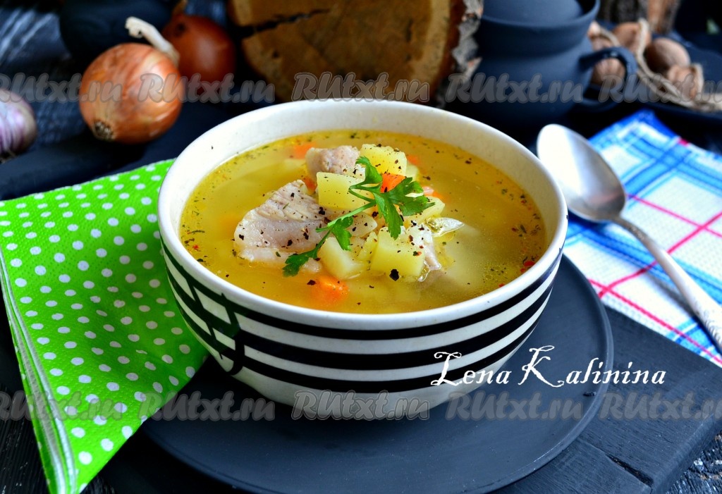 Рисовый суп с мясом и картошкой - 9 пошаговых фото в рецепте