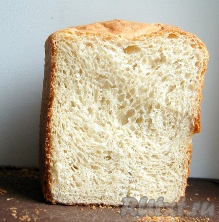 Хлеб, приготовленный в хлебопечке