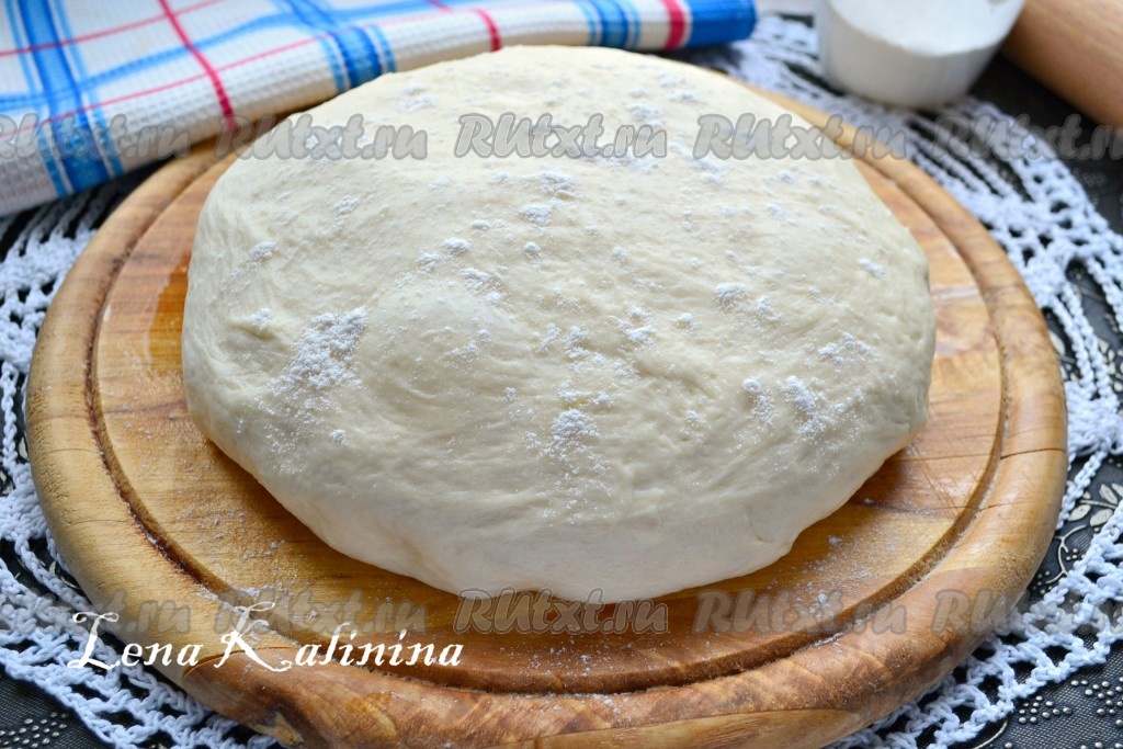 Тесто на пиццу дрожжевое на молоке рецепт с фото пошагово
