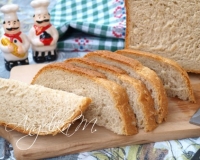 Пшенично-ржаной хлеб с кунжутом в хлебопечке