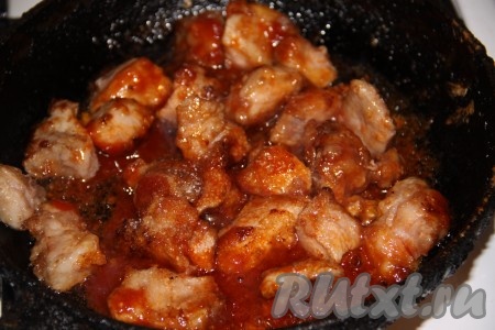 Свинина в кисло сладком соусе рецепт в домашних условиях на сковороде с фото