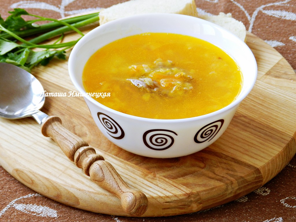 Гороховый суп с куриной грудкой | Классический пошаговый рецепт с курицей