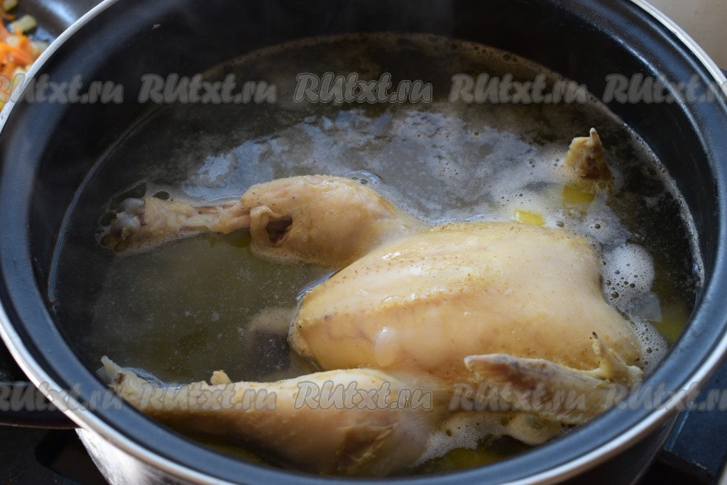 Куриный суп с домашней лапшой - пошаговый рецепт с фото
