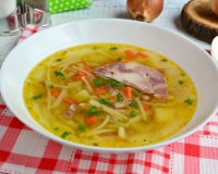 Рецепт супа с ветчиной