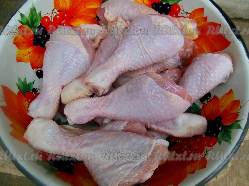 Куриные ножки с рисом в духовке - 12 пошаговых фото в рецепте