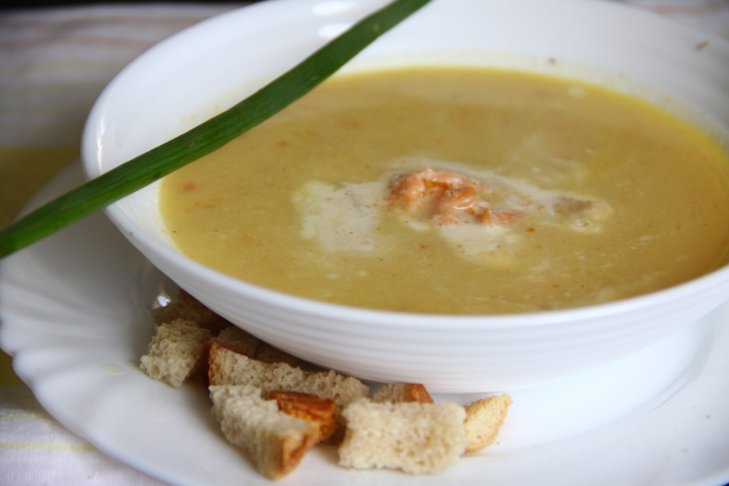Крем-суп с семгой в мультиварке рецепт – Супы. «Еда»