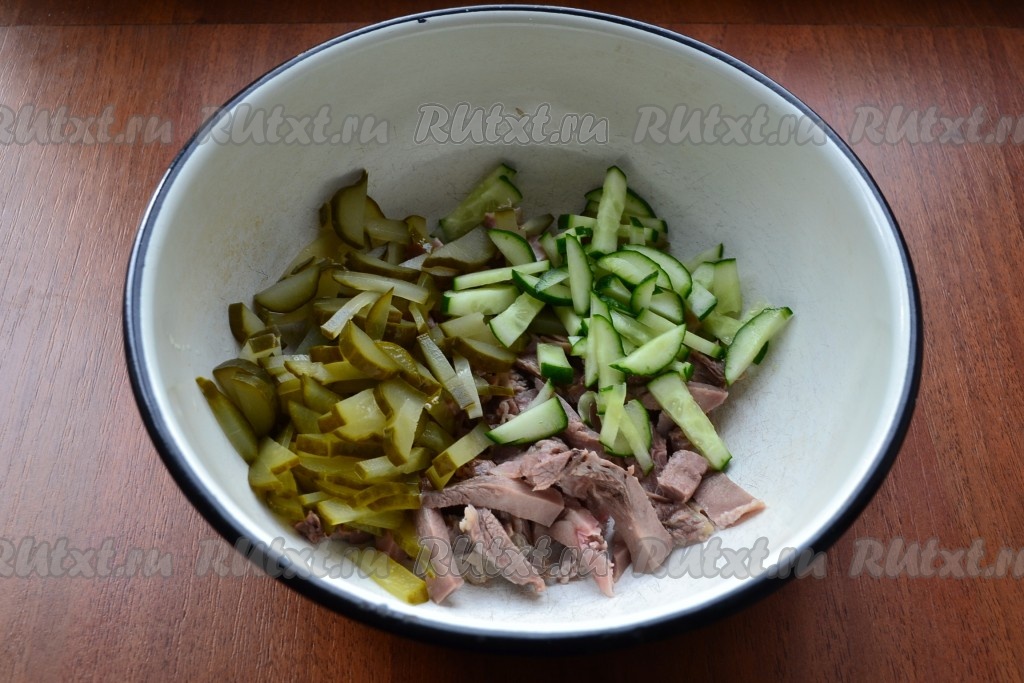 Салат со свиным языком - пошаговый рецепт с фото на конференц-зал-самара.рф