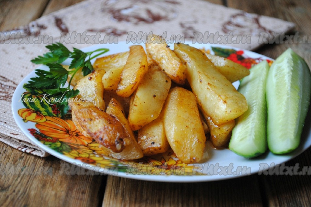 Картофель запеченный в рукаве — пошаговый рецепт с фото