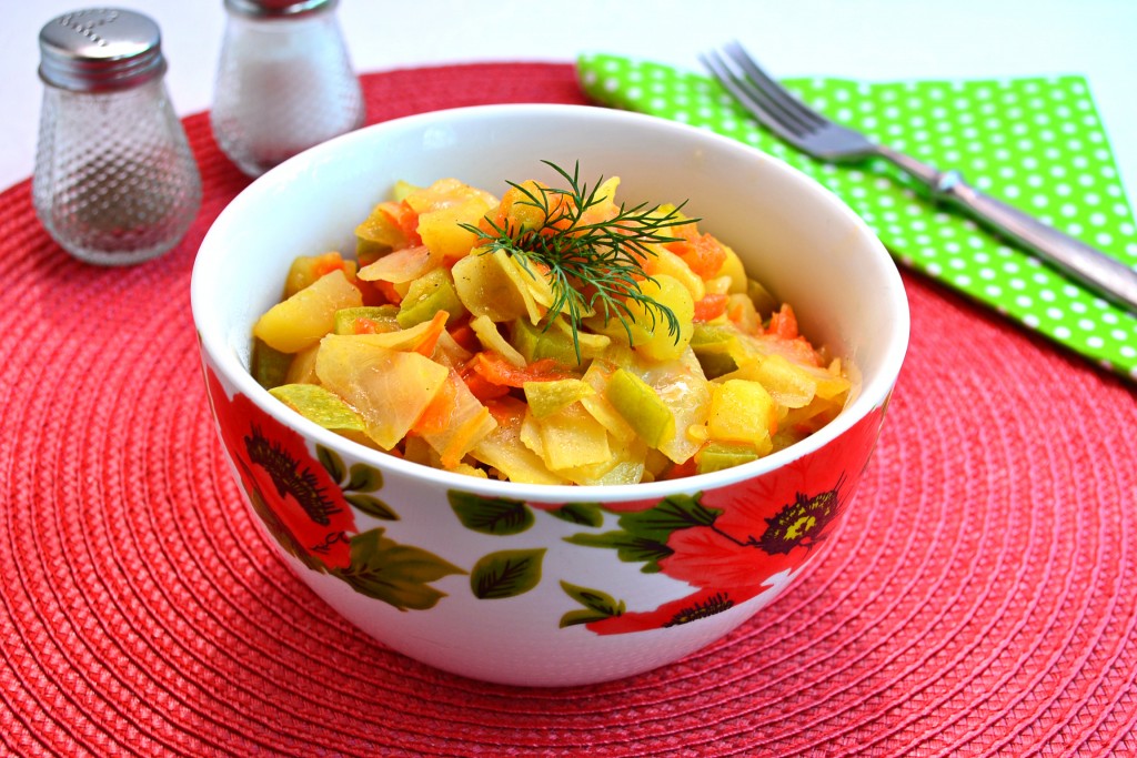 Овощное рагу с капустой и картошкой - пошаговый рецепт с фото