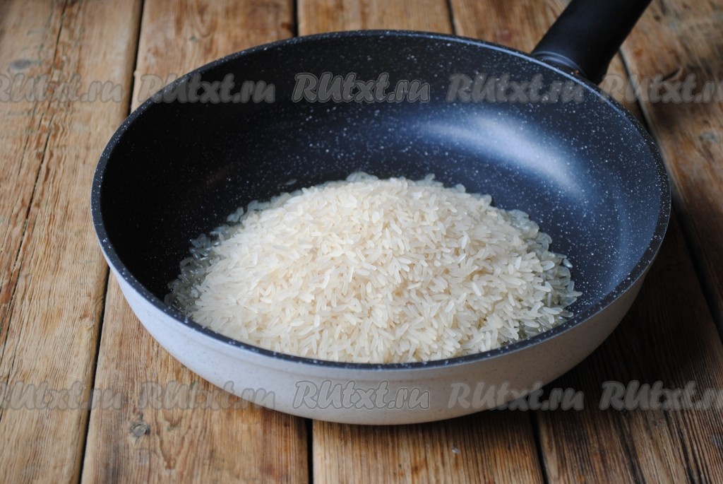 Рассыпчатый рис на сковороде рецепт с фото пошагово