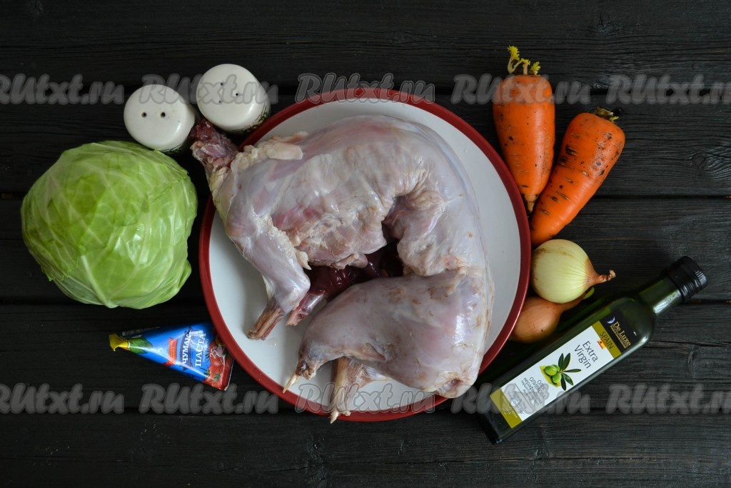 Жаркое из кролика с капустой и морковью – Классический рецепт с фото для приготовления дома