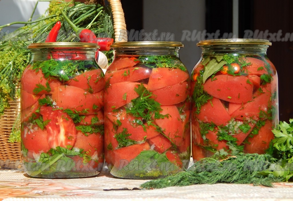 Маринад для помидоров. Самые вкусные рецепты на 1 литр воды