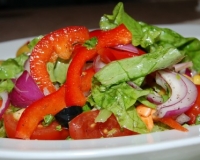Салат овощной без майонеза