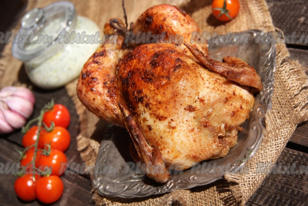 Рецепт цыпленок на банке в духовке рецепт с фото
