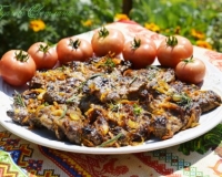 Рецепт жареной говяжьей печени с луком и морковью