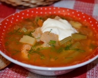 Рецепт овощного супа с чечевицей 