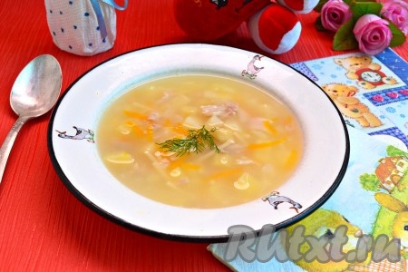 Рецепт супа из кролика для ребенка