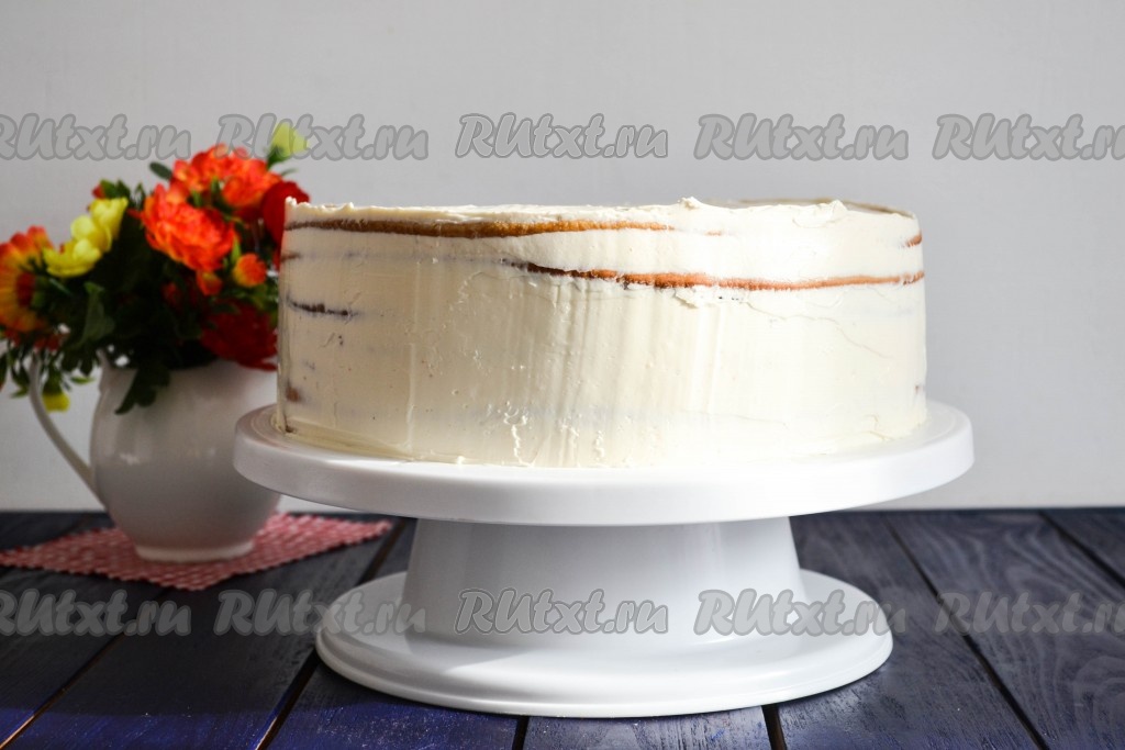 Украшение торта белковым кремом фото