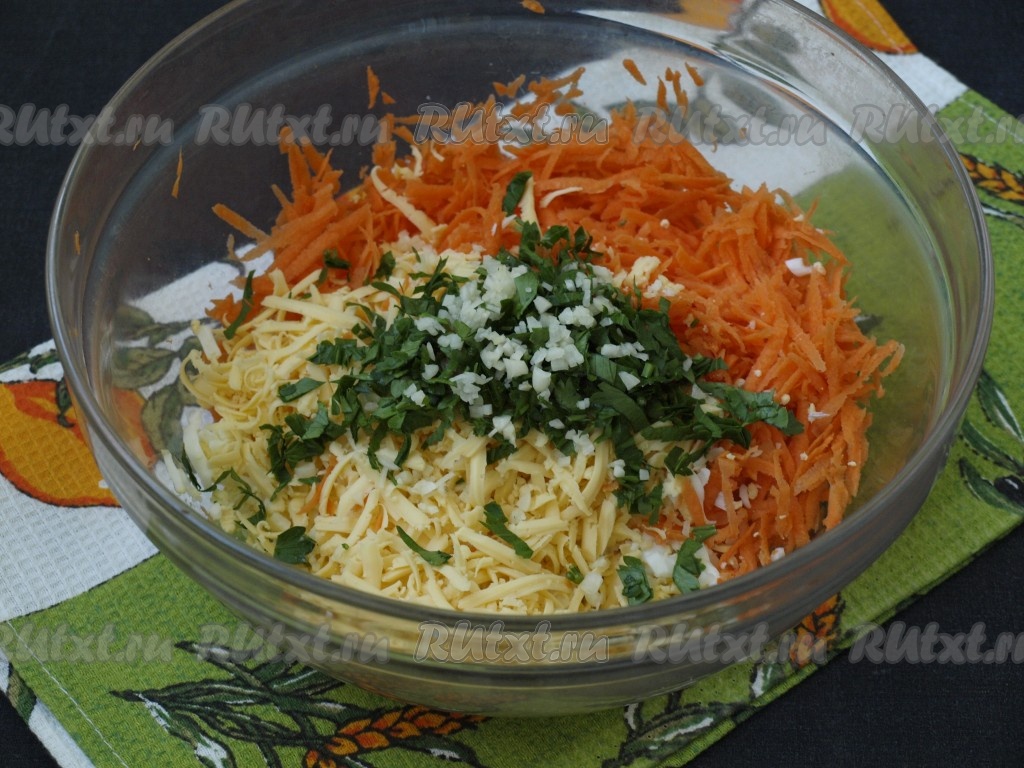 Салат из моркови с сыром – кулинарный рецепт