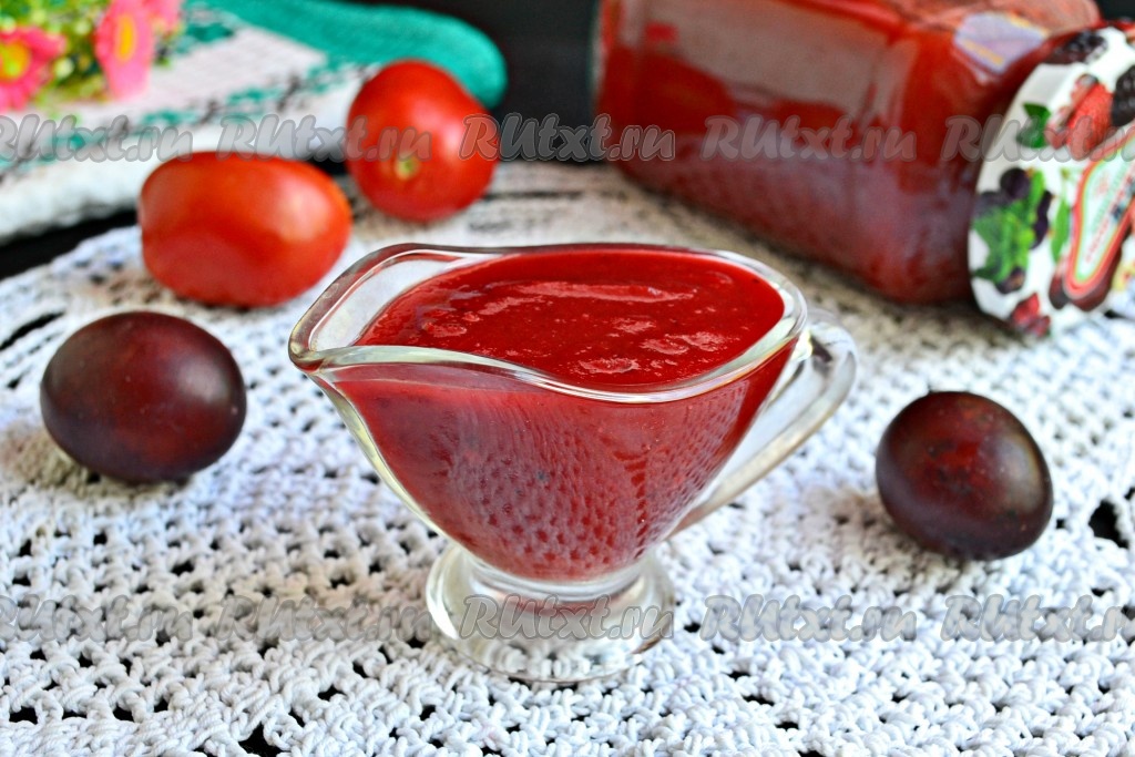Ткемали с томатной пастой: рецепт
