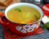 Постный суп с вермишелью и картошкой