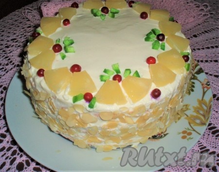 Ананасовый торт