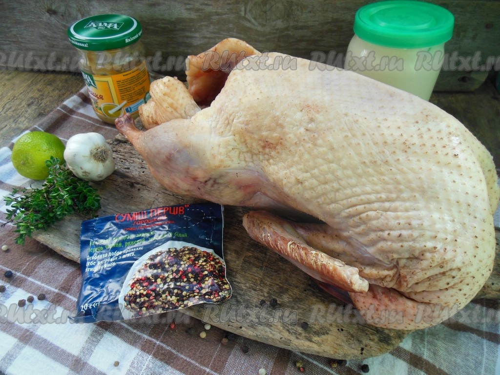 Рецепт сочной утки целиком в духовке - рецепт с фото