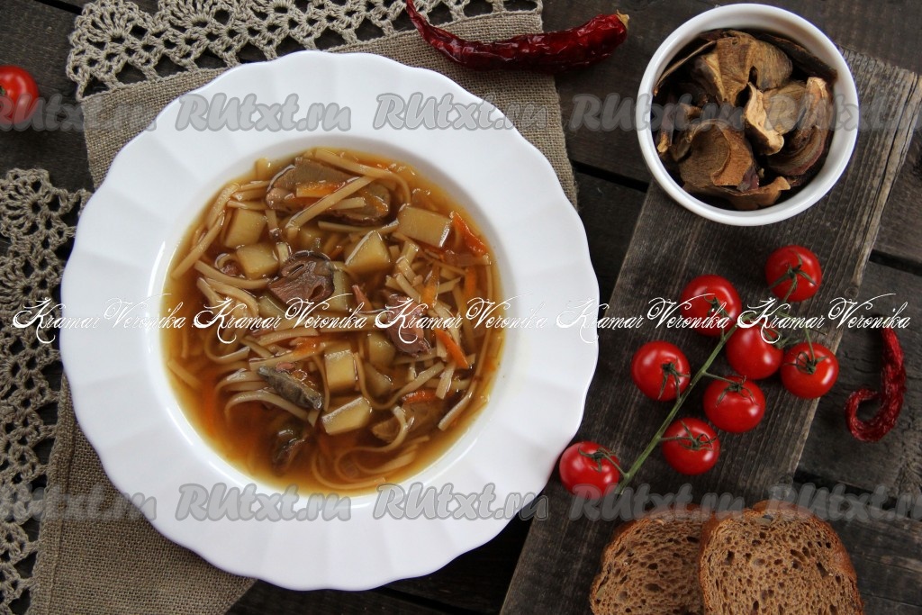 Рецепты из сушеных грибов рецепты с фото простые и вкусные